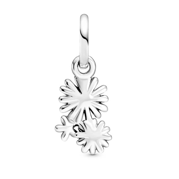 Pandora Daisy Flower Bouquet Dangle Charm NWOT - Picture 11 of 13
